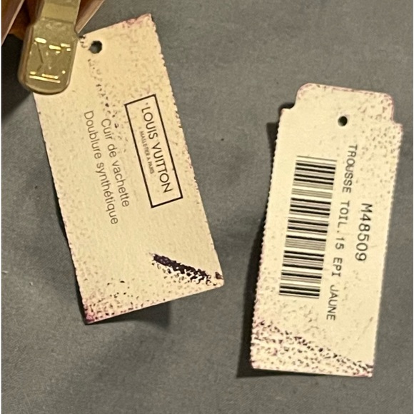 Louis Vuitton Tassil Yellow Epi Leather Trousse Toilette 15 Cosmetic Pouch - Picture 8 of 8